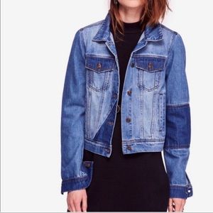 Free People Rumors Denim Jean Jacket XS